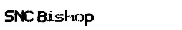 SNC Bishop font