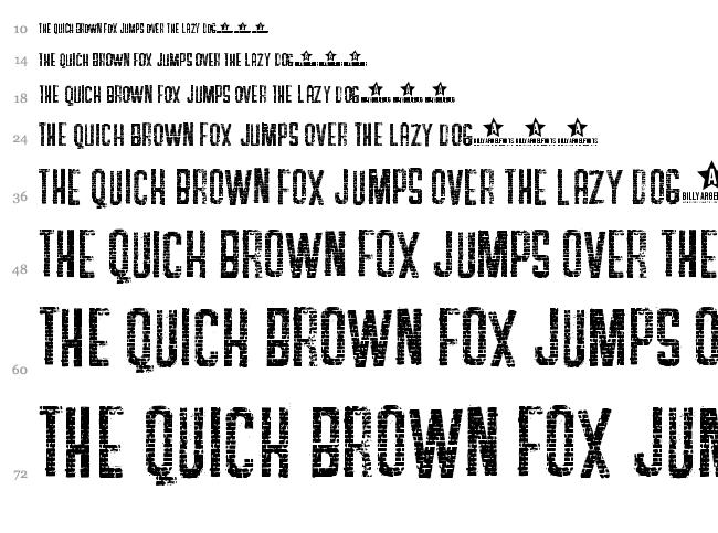 Soap Store font waterfall