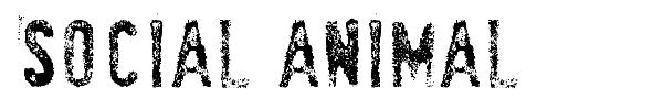 SociaL AnimaL font