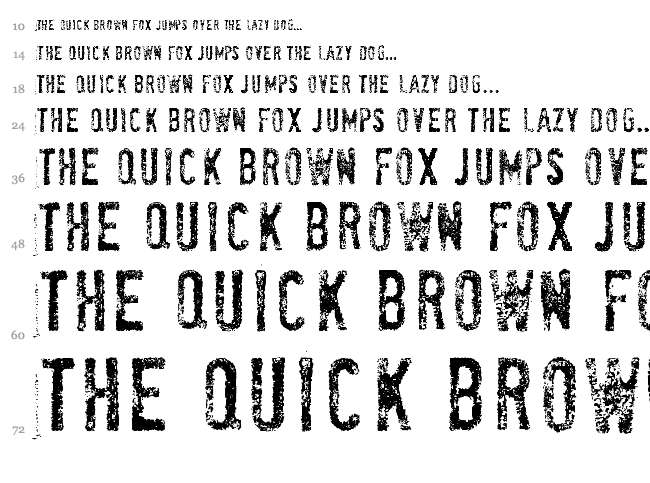 SociaL AnimaL font waterfall