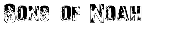 Sons of Noah font
