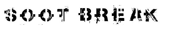 Soot Break font