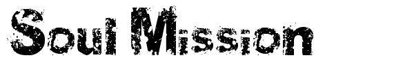 Soul Mission font preview