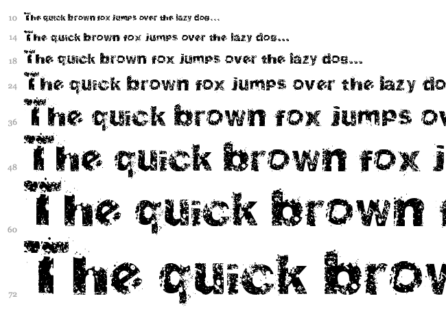 Soul Mission font waterfall