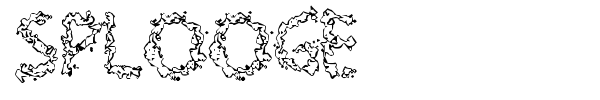 Splooge font