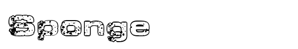 Sponge font