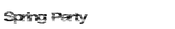 Spring Party font