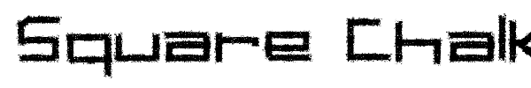 Square Chalk font