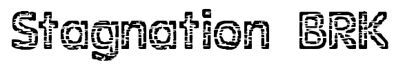 Stagnation BRK font