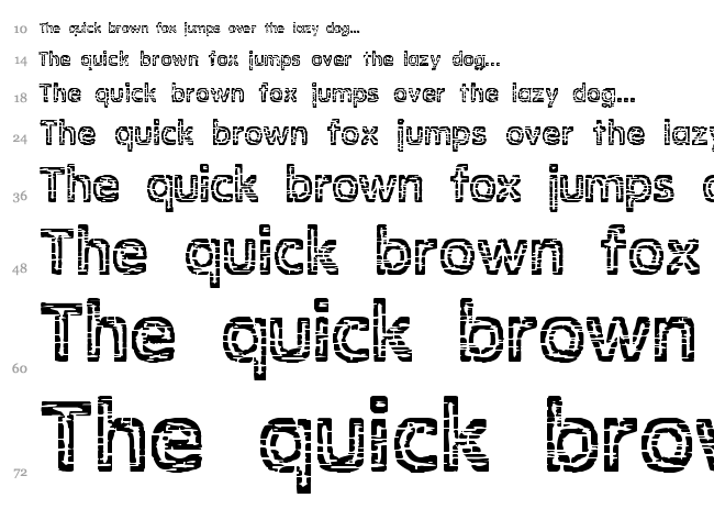 Stagnation BRK font waterfall