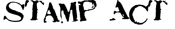 Stamp Act font preview