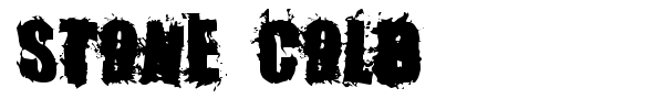 Stone Cold font