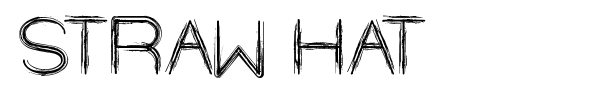 Straw Hat font