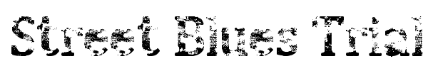Street Blues Trial font