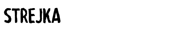 Strejka font