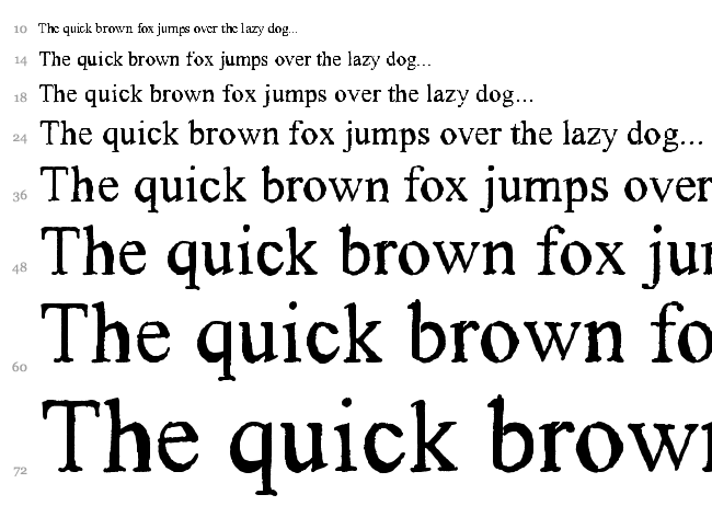 Subway Haze font waterfall