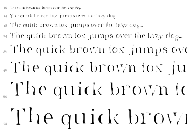 Superstar font waterfall