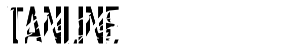 Tanline font