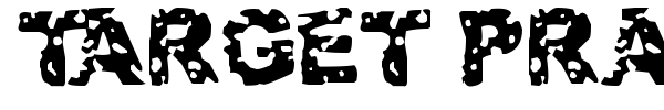 Target Practice font preview