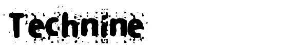 Technine font