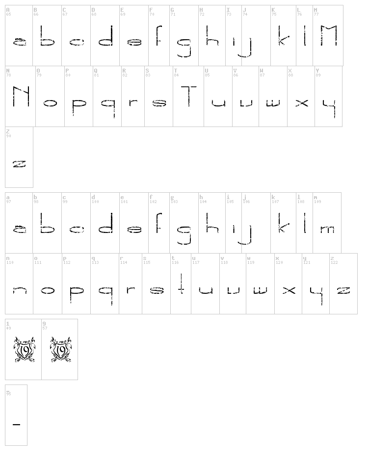 The New Metropolitan font map
