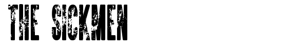 The Sickmen font