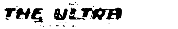 The Ultra font