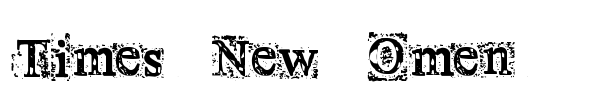 Times New Omen font
