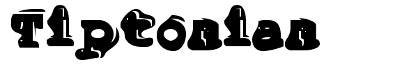 Tiptonian font