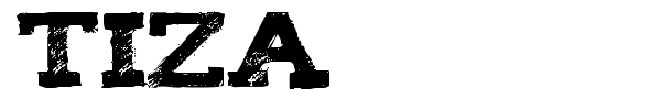 Tiza font