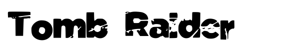 Tomb Raider font