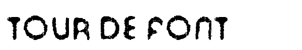 Tour de Font font preview