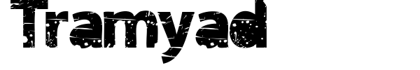 Tramyad font preview