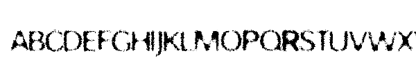 Trash font