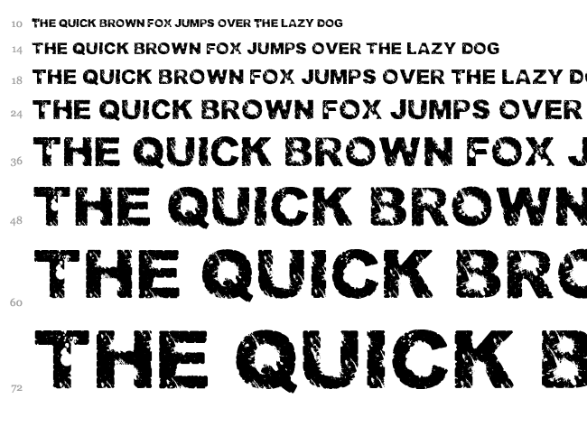 Trashed light font waterfall