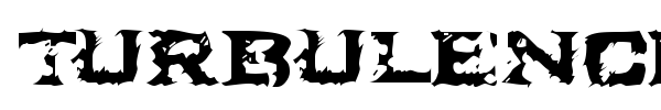 Turbulence font