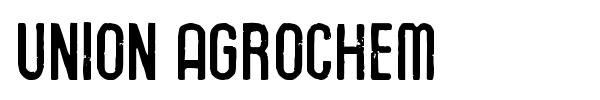 Union Agrochem font