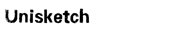 Unisketch font preview