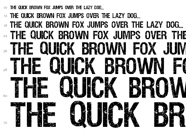 Viper Nora font waterfall