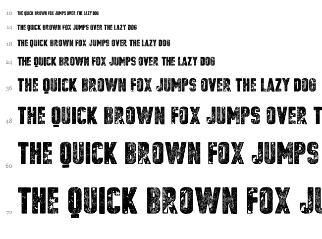 Vtks Poster font waterfall
