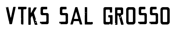 VTKS Sal Grosso font