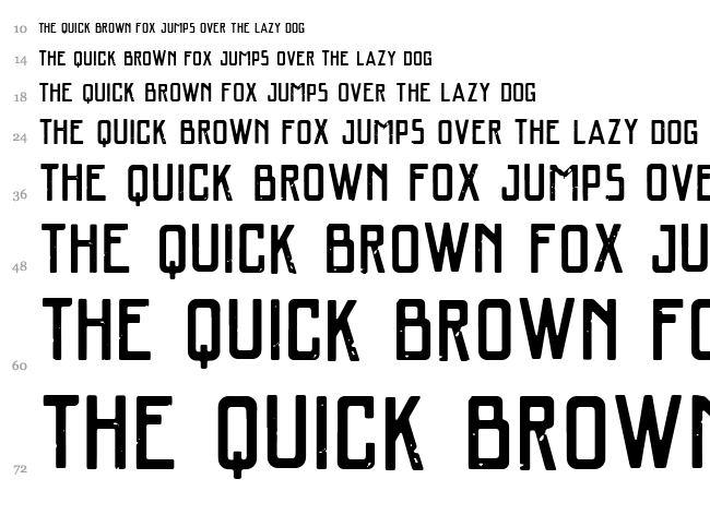 VTKS Sal Grosso font waterfall