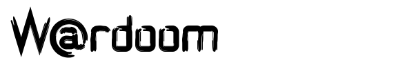 W@rdoom font
