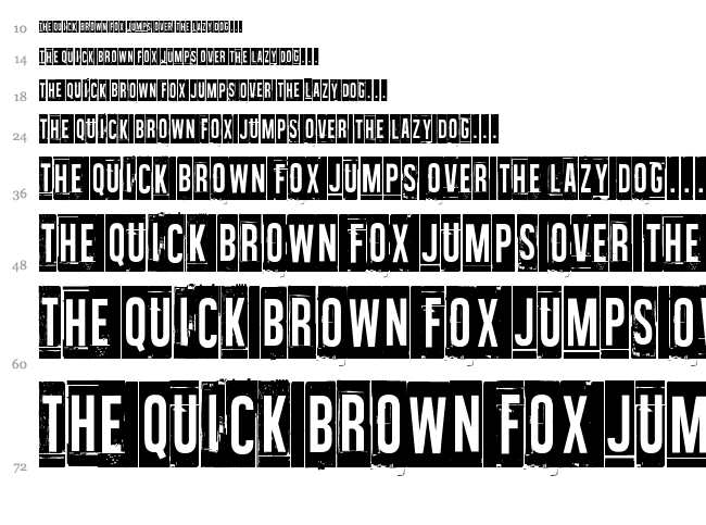 Wallowxenon font waterfall