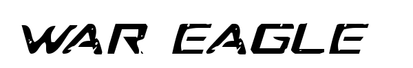War Eagle font