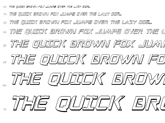 War Eagle font waterfall