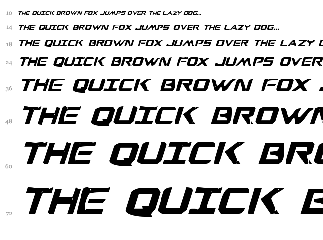 War Eagle font waterfall
