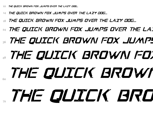War Eagle font waterfall