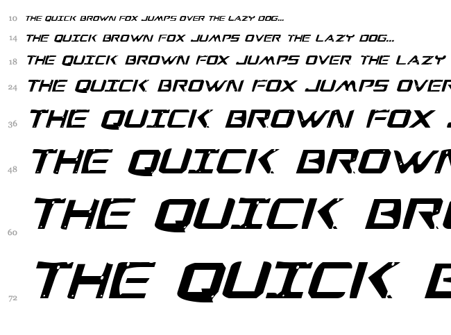 War Eagle font waterfall
