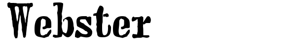 Webster font